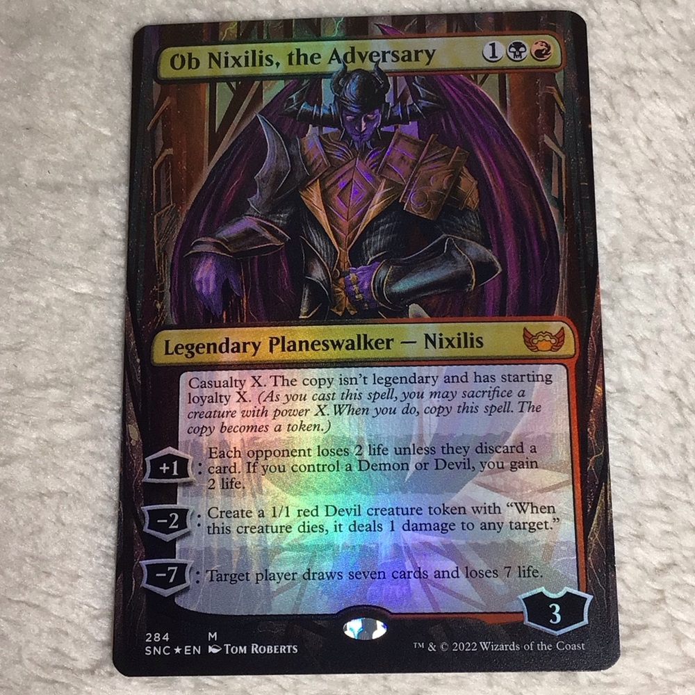 Ob Nixilis, the Adversary Magic Card